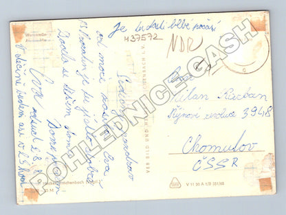 Pohlednice Německo Störmünde maják a molo 1968 (M37572)