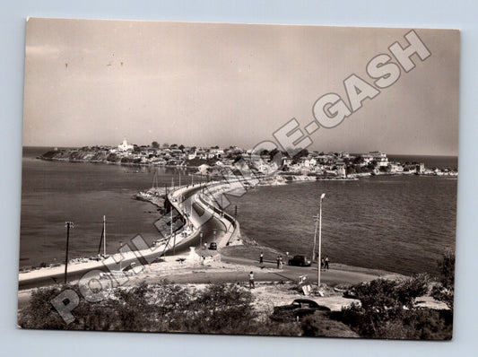 Pohlednice Bulharsko Nesebar město s mostem 1961 (M37576)