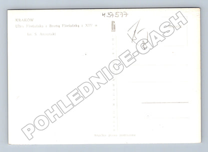 Pohlednice Polsko Krakov Floriánská brána (M37577)