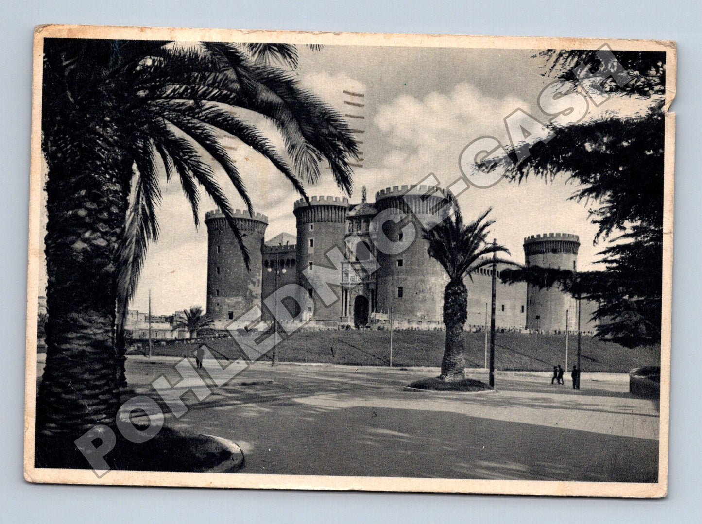 Pohlednice Itálie Neapol Castel Nuovo 1934 (M37583)