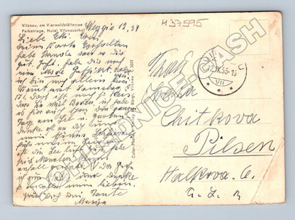 Pohlednice Švýcarsko Vitznau, Vierwaldstättersee 1955 (M37595)