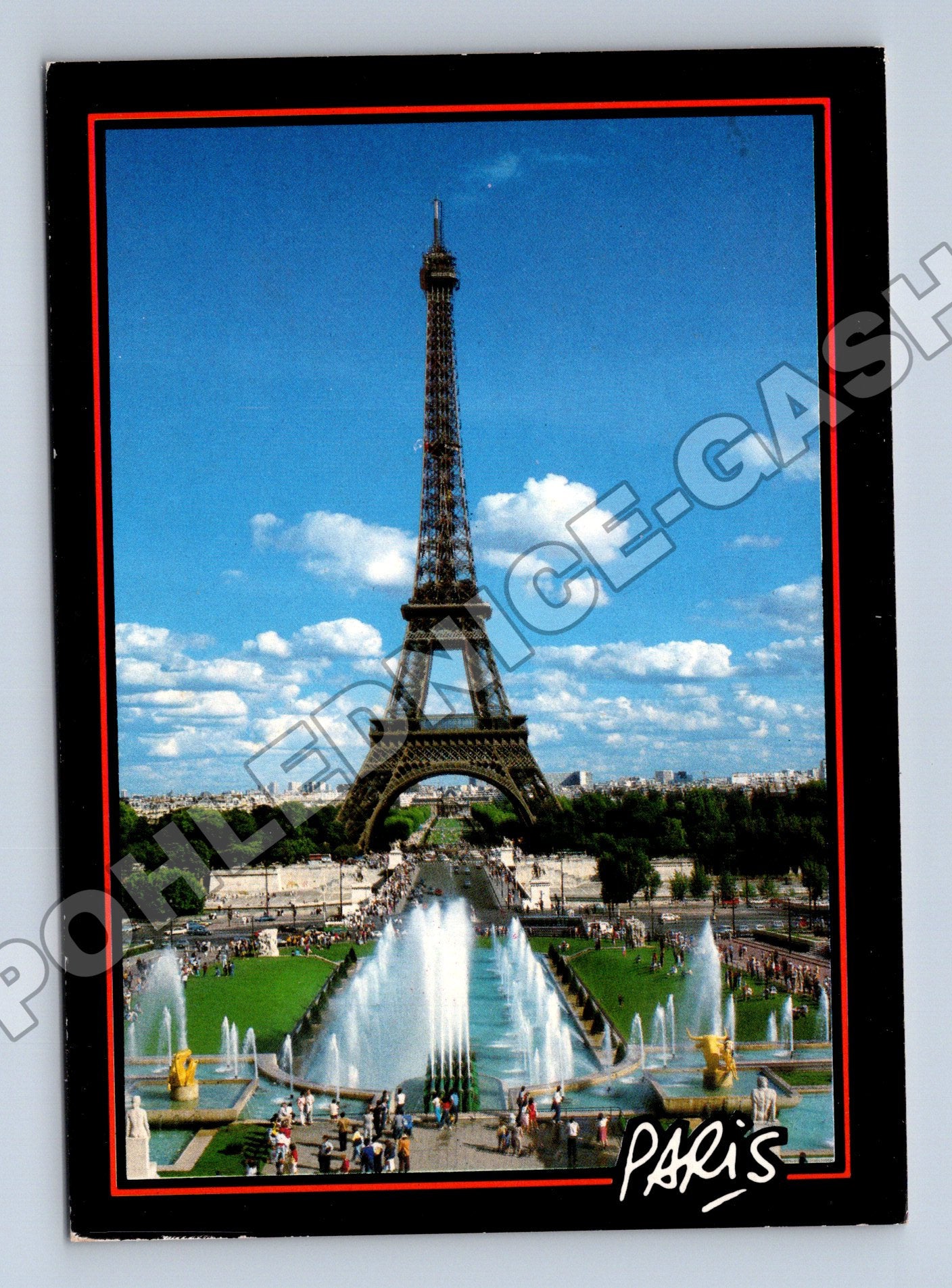 Pohlednice Francie Paříž Eiffelova věž Trocadéro (M37600)