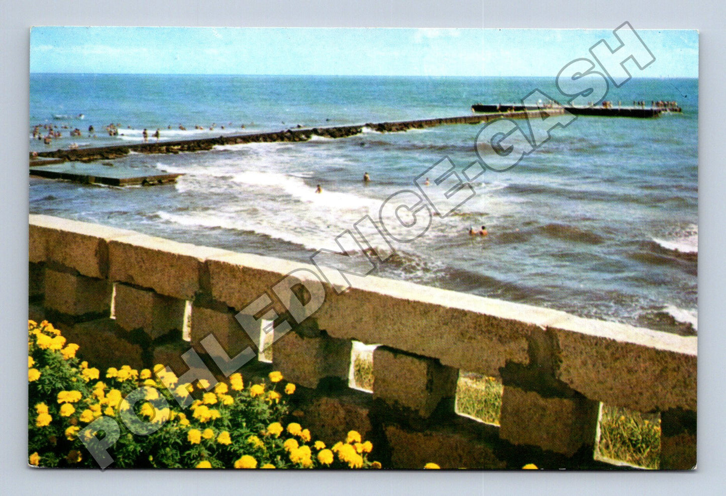 Pohlednice Rumunsko Eforie-Nord pohled na moře a molo (M37602)