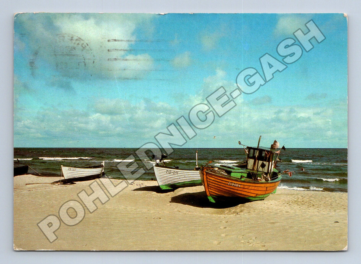 Pohlednice Německo Ostseebad Zingst rybářské lodě (M37607)