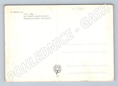 Pohlednice výročí samostatnosti ČSR (M3761)