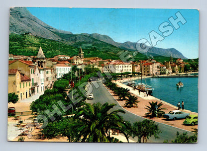 Pohlednice Chorvatsko Makarska pobřeží přístav 1965 (M37611)
