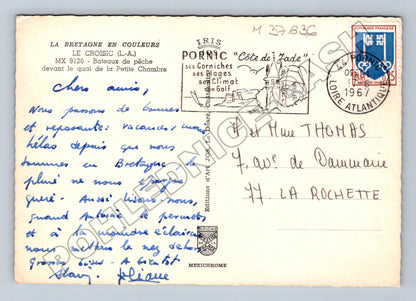 Pohlednice Francie Le Croisic rybářské lodě 1967 (M37636)