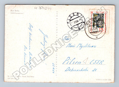 Pohlednice Německo Bad Berka sanatorium 1964 (M37644)