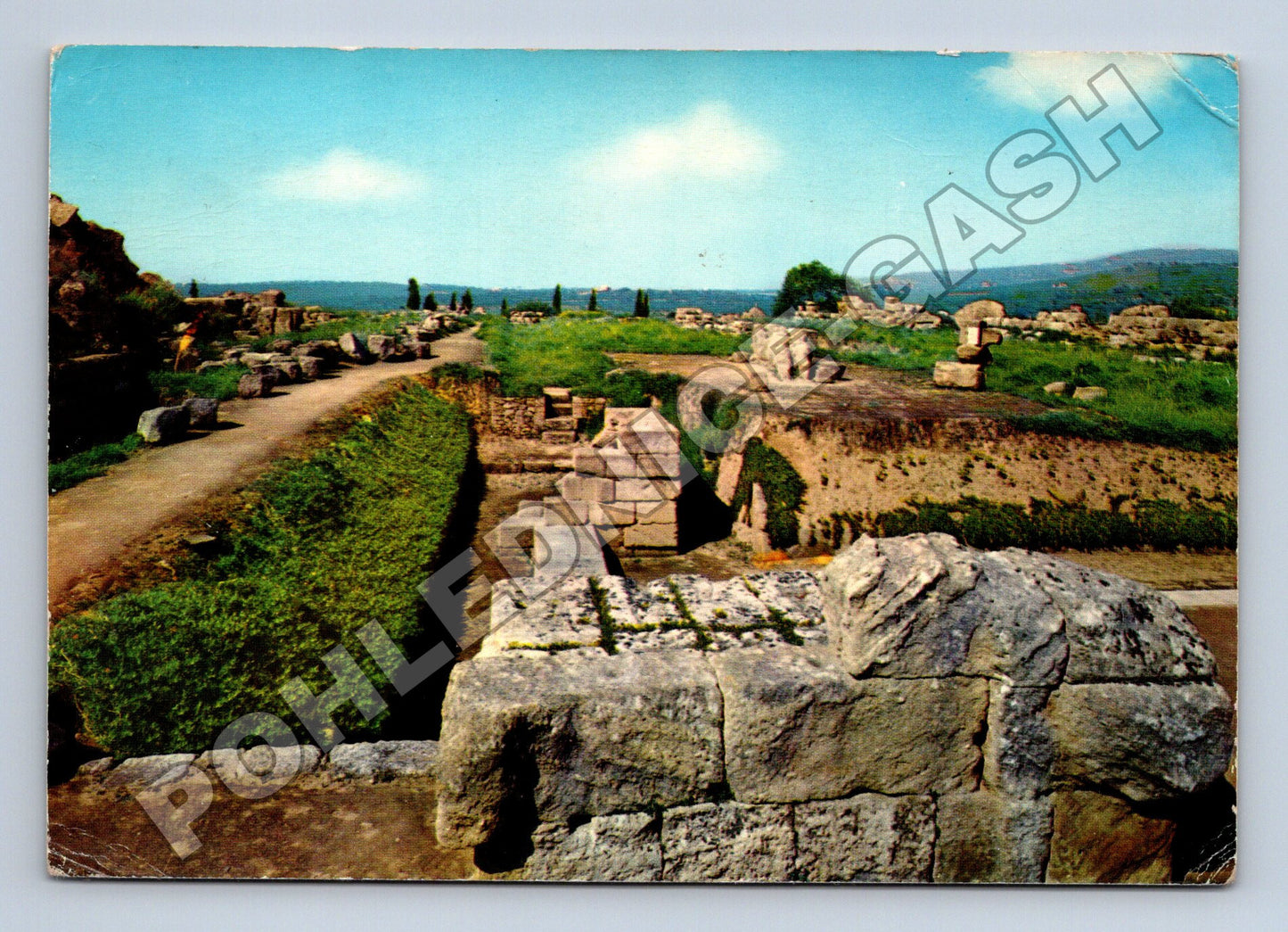 Pohlednice Italie Agrigento Jupiterův chrám 1967 (M37651)