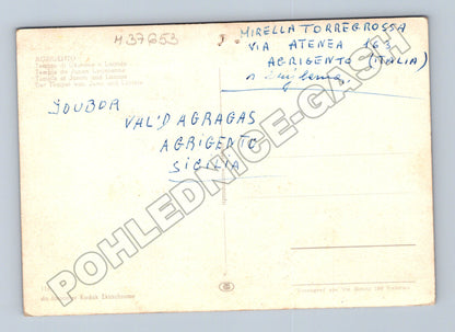 Pohlednice Itálie Agrigento chrám Junony (M37653)