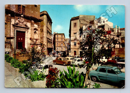 Pohlednice Itálie Agrigento Piazzetta S. Giuseppe s auty (M37654)
