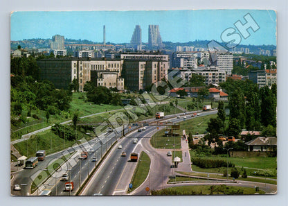 Pohlednice Srbsko Beograd dálnice město (M37657)