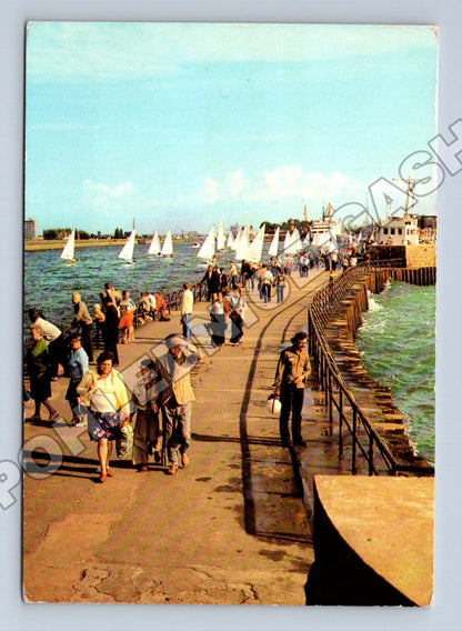 Pohlednice Německo Rostock-Warnemünde molo 1981 (M37660)