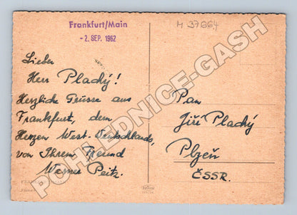 Pohlednice Německo Frankfurt Römer 1962 (M37664)