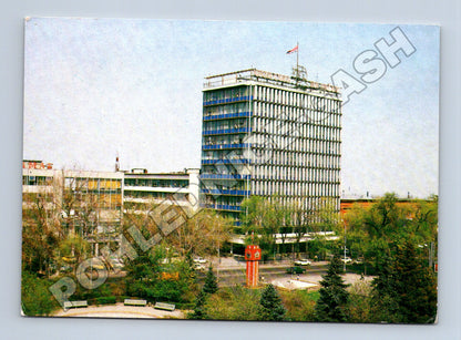 Pohlednice Kazachstán Alma-Ata Dům sovětů 1983 (M37667)