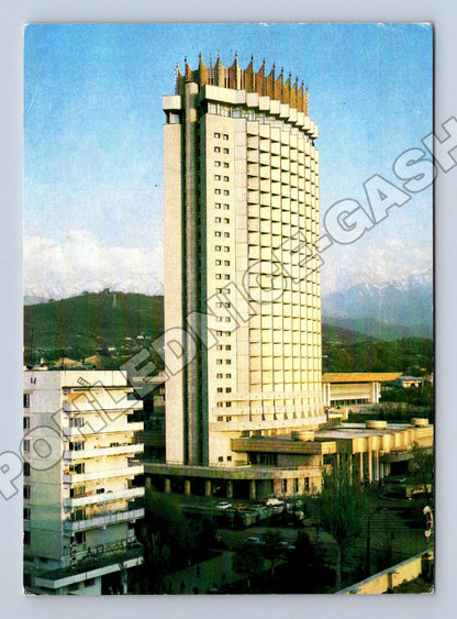 Pohlednice Kazachstán Almaty Hotel Kazachstán 1983 (M37669)