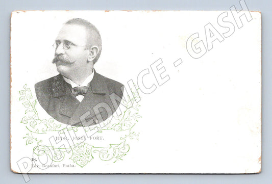 Pohlednice JUDr Josef Fòrt portrét (M3768)