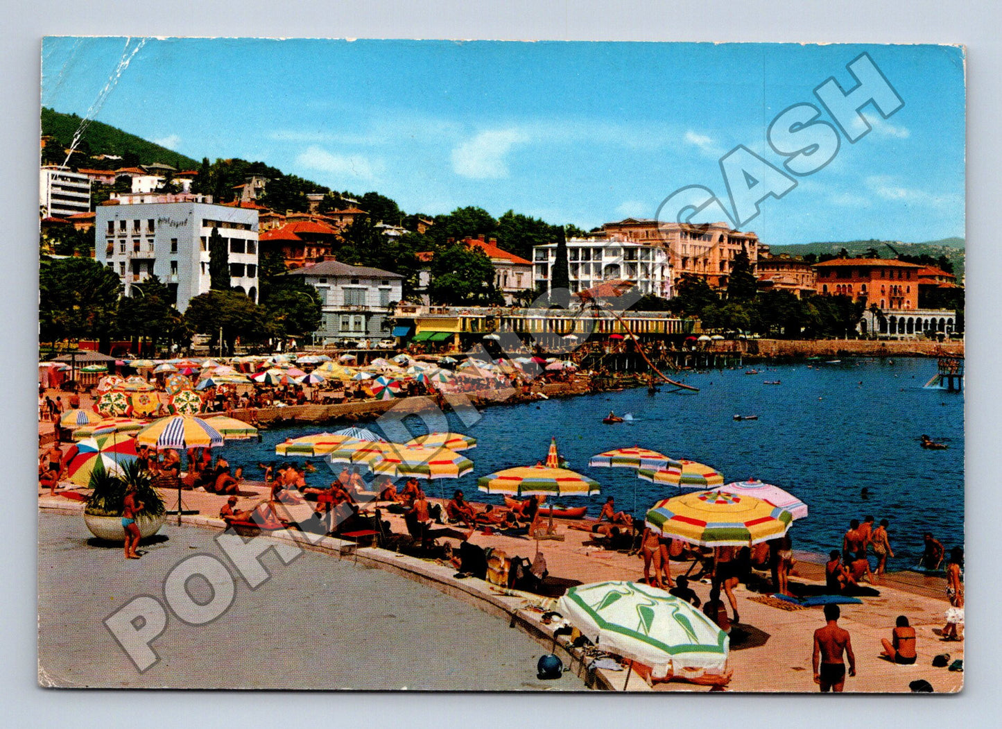 Pohlednice Chorvatsko Opatija pláž 1967 (M37695)