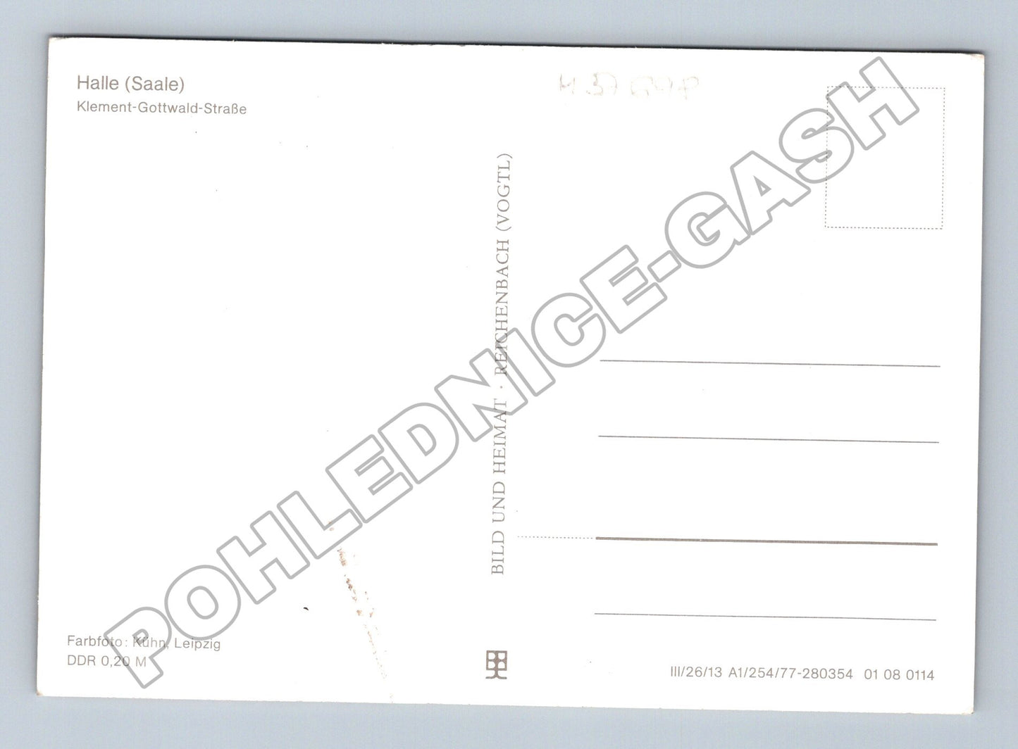 Pohlednice Německo Halle (Saale) Klement-Gottwald-Straße (M37698)