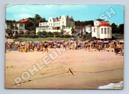 Pohlednice Německo Seebad Bansin pláž 1967 (M37700)