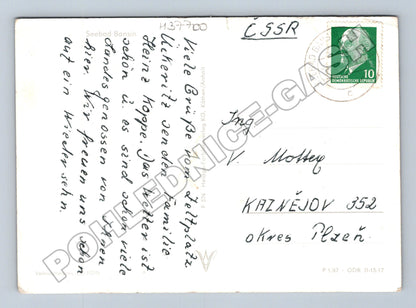 Pohlednice Německo Seebad Bansin pláž 1967 (M37700)