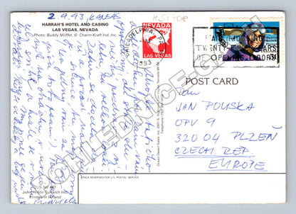 Pohlednice USA Las Vegas Harrah's Hotel Casino 1993 (M37708)