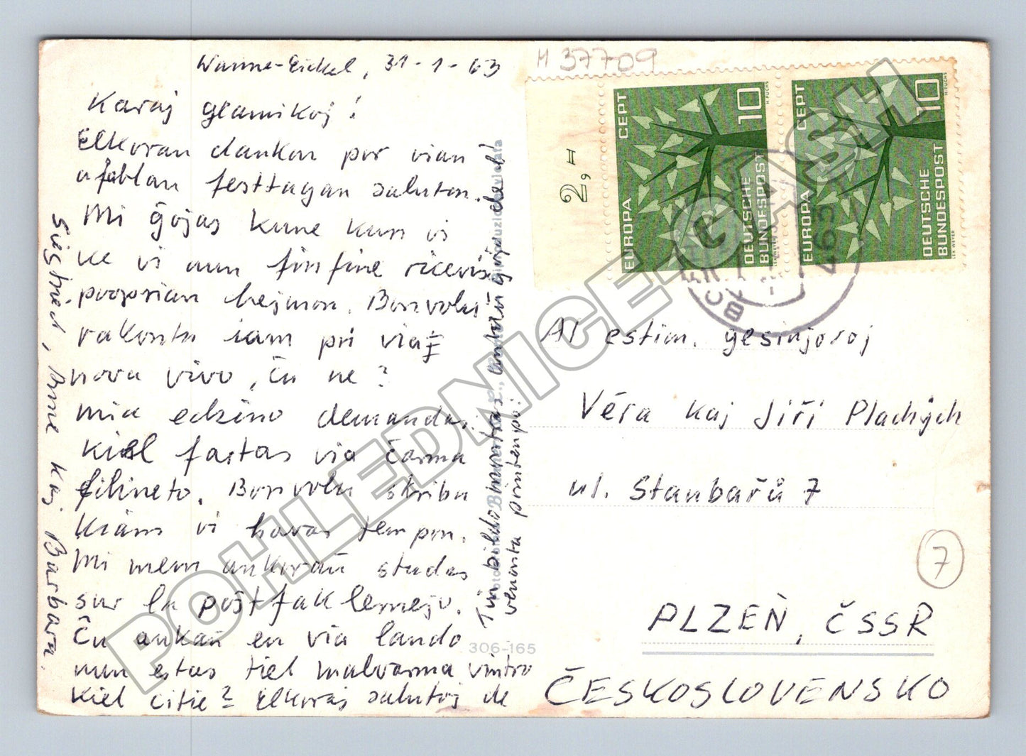 Pohlednice Itálie Gardone Riviera 1963 (M37709)