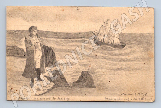 Pohlednice Napoleon Svatá Helena (M3771)