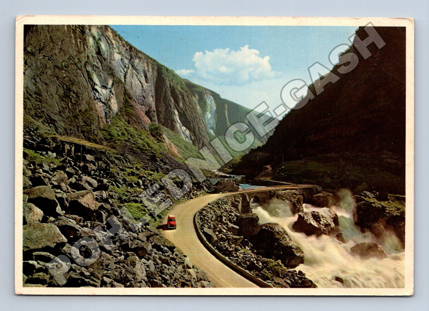 Pohlednice Norsko Måbødalen údolí 1981 (M37710)