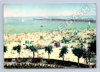 Pohlednice Polsko Sopot pláž a molo (M37715)