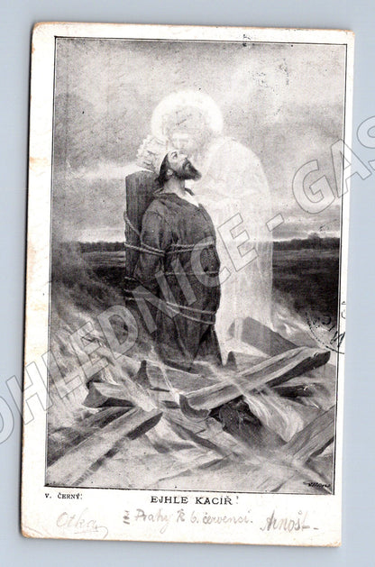 Pohlednice Ejhle kacíř historická (M3772)