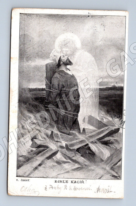 Pohlednice Ejhle kacíř historická (M3772)
