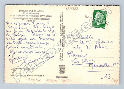 Pohlednice Francie Štrasburk Gutenbergovo náměstí (M37722)