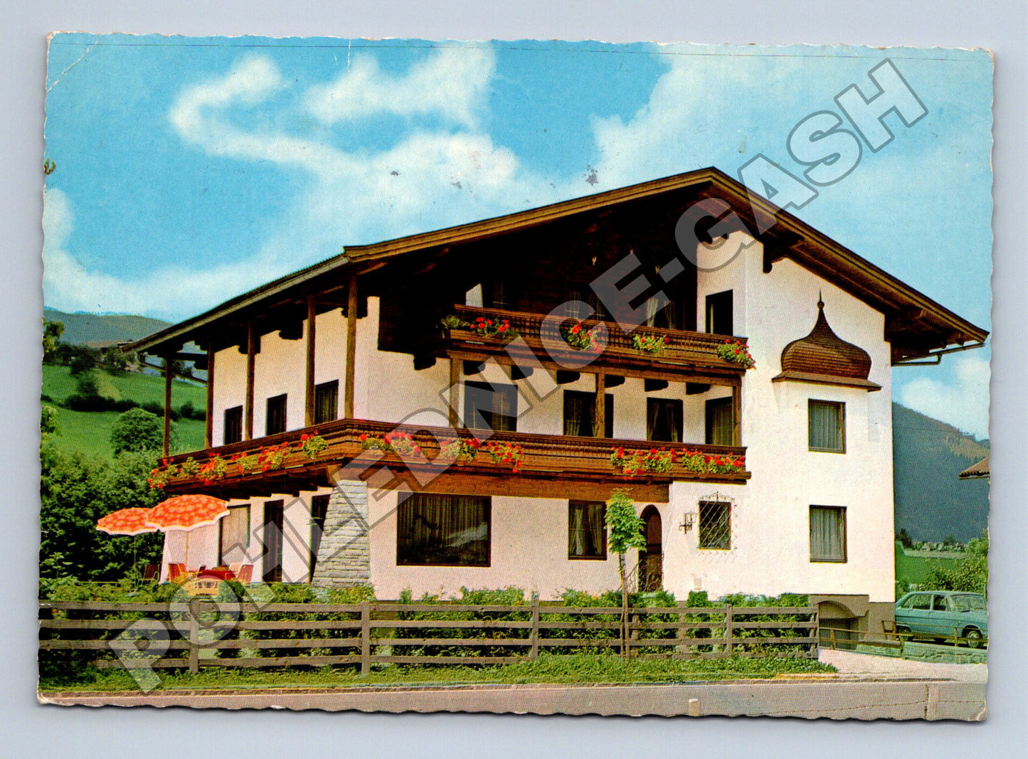 Pohlednice Rakousko Frühstückspension Jaga-Häusl 1973 (M37730)