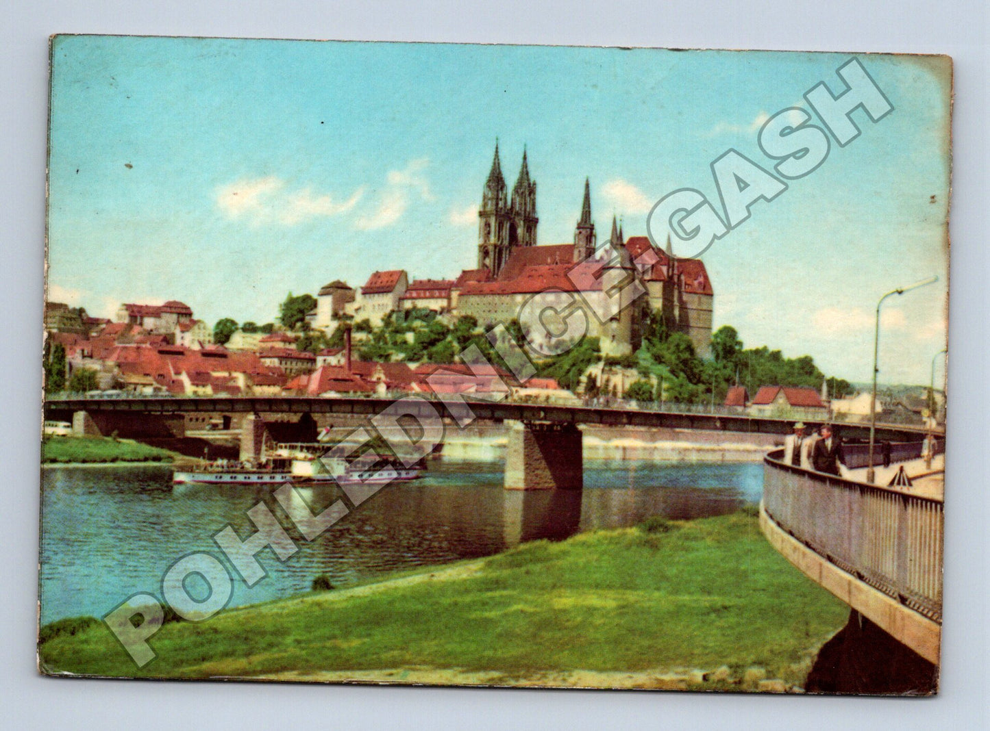 Pohlednice Německo Meißen Albrechtsburg zámek 1967 (M37734)