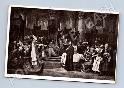 Pohlednice Odsouzení Jana Husa Brožík (M3775)