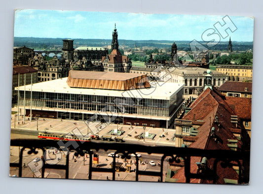 Pohlednice Německo Drážďany Kulturpalast panorama 1972 (M37775)