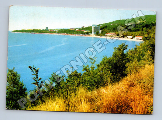 Pohlednice Bulharsko Varna Kurort Druzhba pobřeží (M37786)