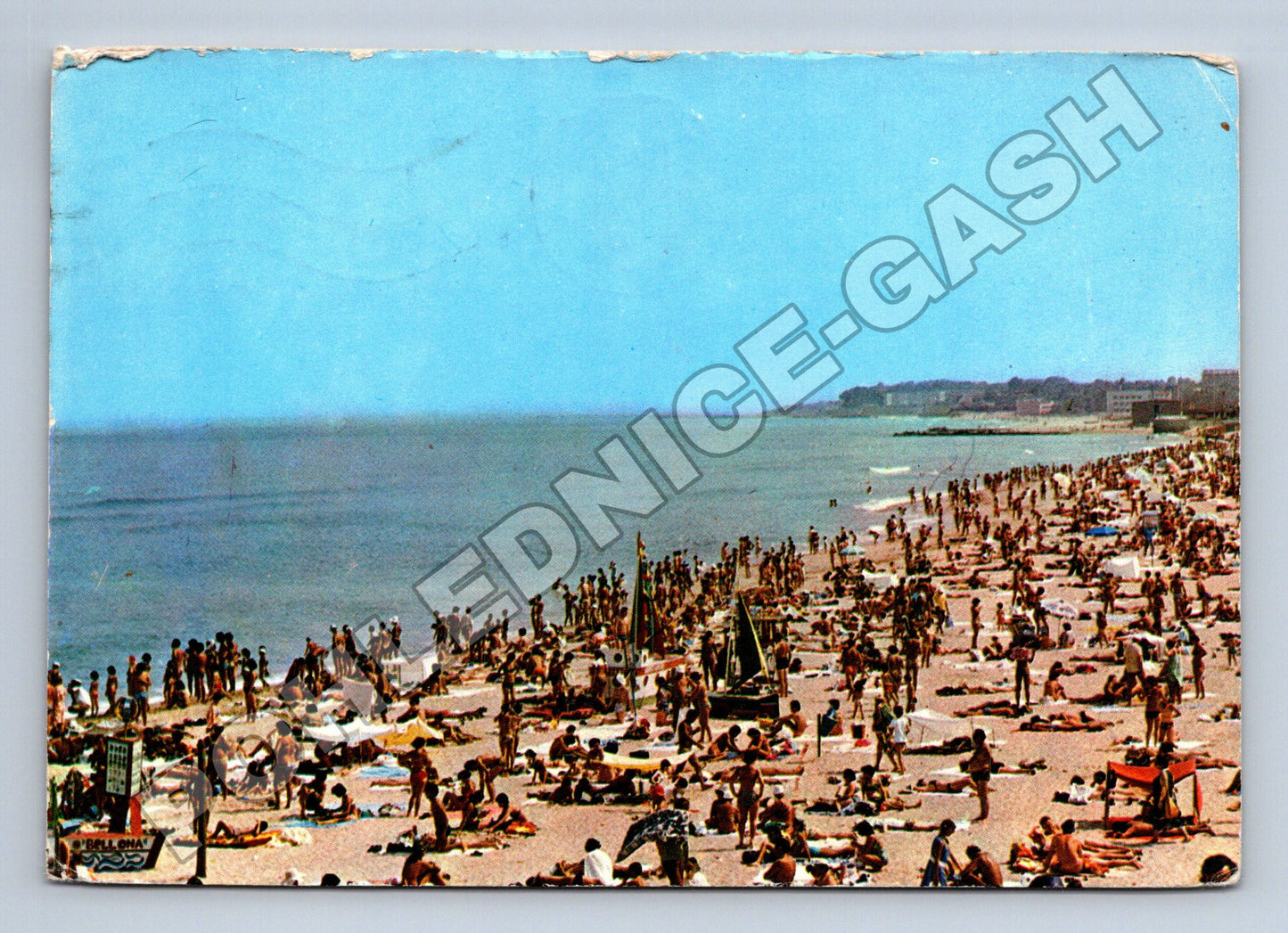 Pohlednice Rumunsko Mangalia pláž 1974 (M37787)
