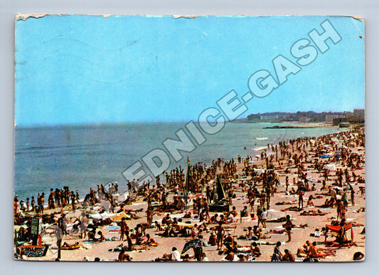 Pohlednice Rumunsko Mangalia pláž 1974 (M37787)