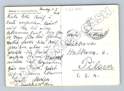 Pohlednice Švýcarsko Vitznau, Vierwaldstättersee cca 1960 (M37789)