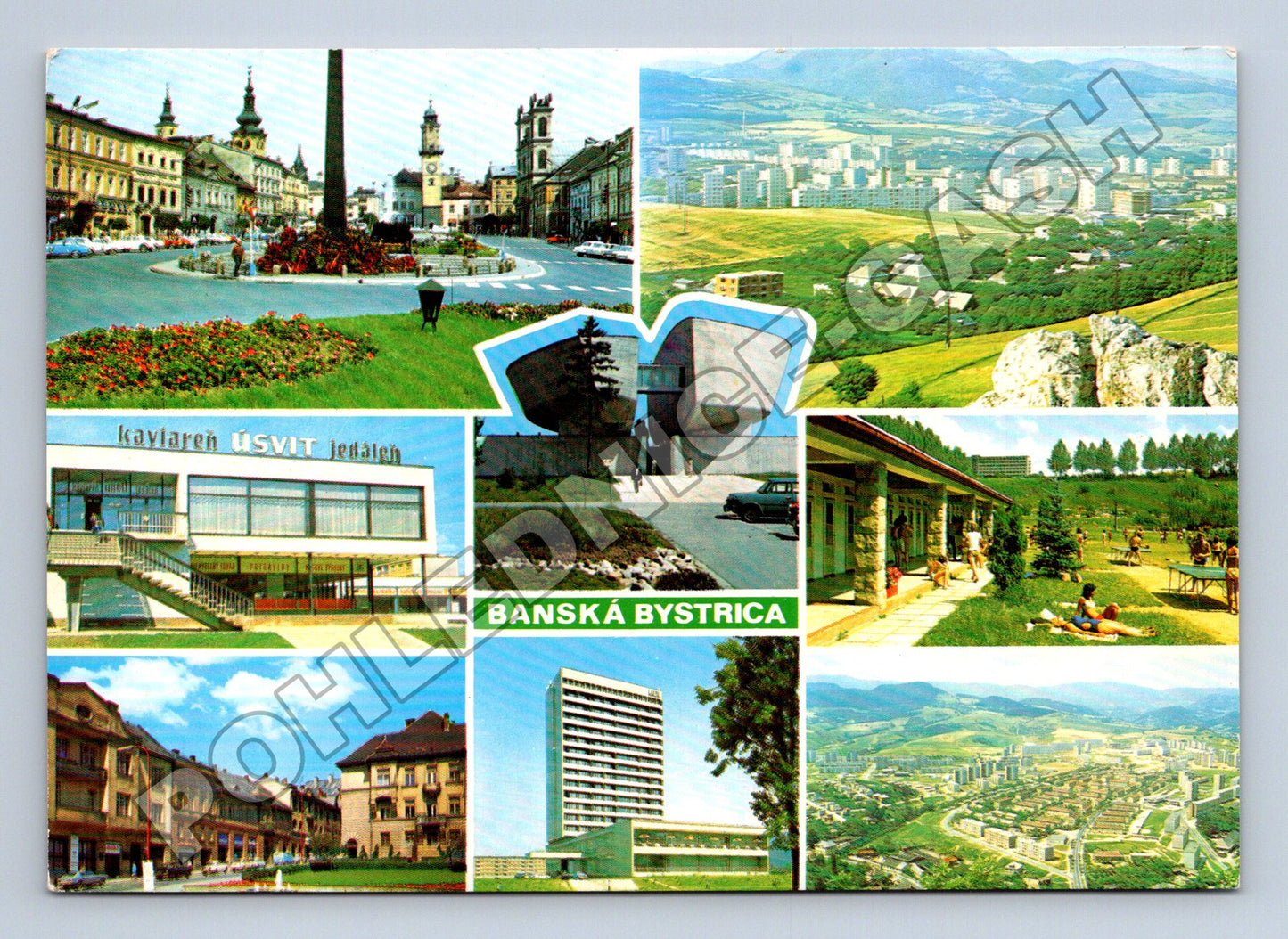 Pohlednice Slovensko Banská Bystrica různé motivy 1960 (M37793)