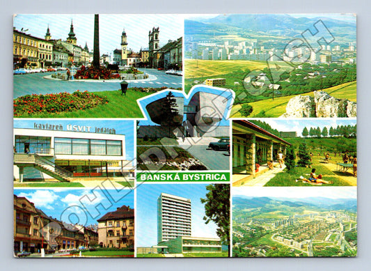 Pohlednice Slovensko Banská Bystrica různé motivy 1960 (M37793)