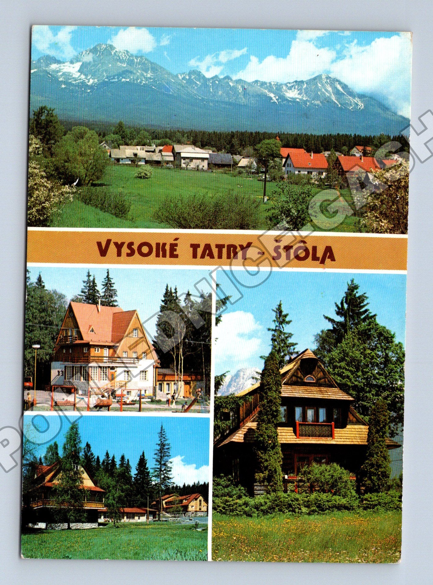 Pohlednice Slovensko Vysoké Tatry - Štôla 1986 (M37795)