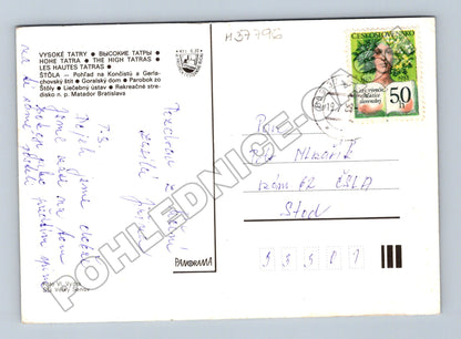 Pohlednice Slovensko Vysoké Tatry Štôla 1983 (M37796)