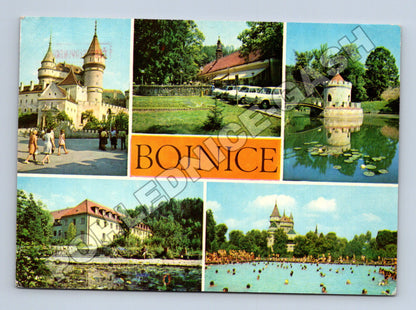 Pohlednice Slovensko Bojnice zámek a lázně 1973 (M37798)
