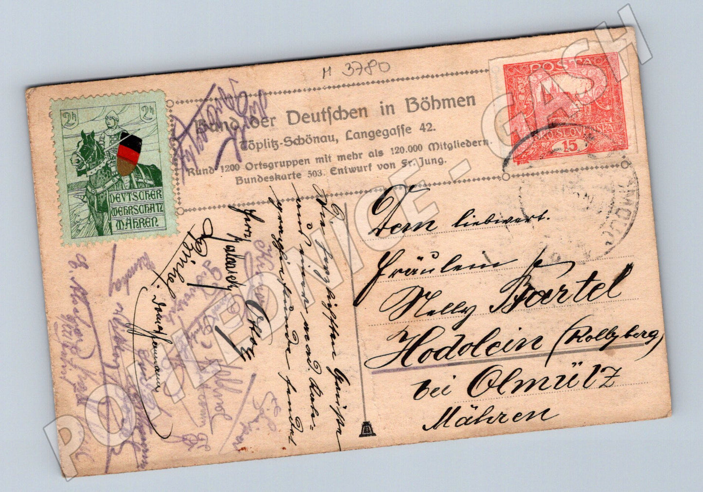 Pohlednice F Jüng Am Hünengrab (M3780)