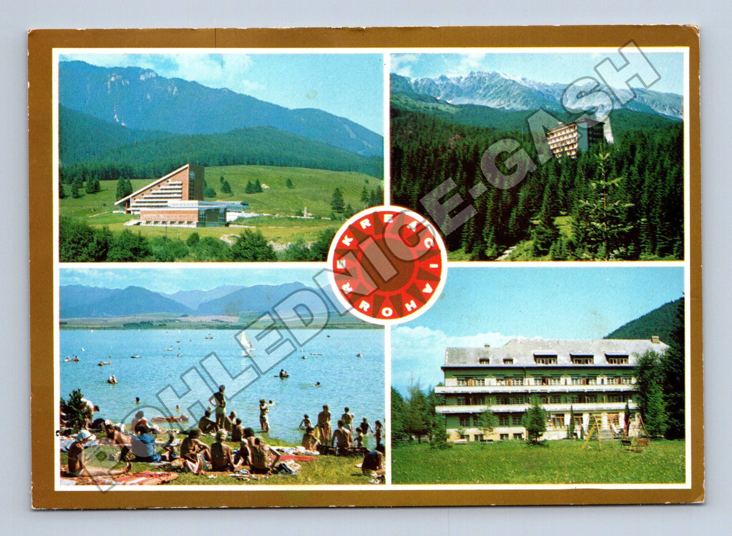 Pohlednice Slovensko Nízké Tatry a Liptovská Mara 1976 (M37800)