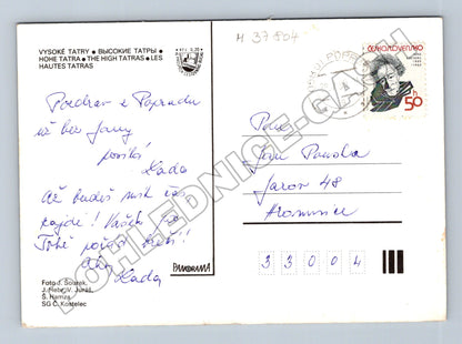 Pohlednice Slovensko Vysoké Tatry hory jezera 1974 (M37804)