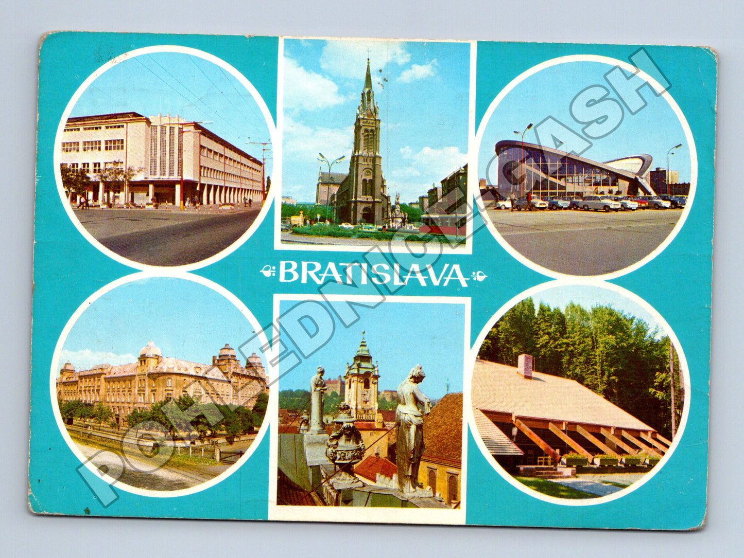 Pohlednice Slovensko Bratislava panorama 1973 (M37805)
